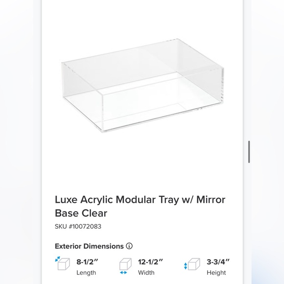 Acrylic Modular Drawers | Container Store - Picture 8 of 8